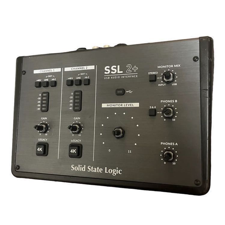 Solid State Logic SSL2 + オーディオインターフェース 通電確認のみ　ジャンク品_画像2