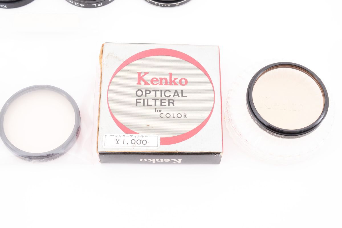 s2283*43mm Kenko Kenko LBW4 2 sheets / SL39*3 UV 2 sheets / C12 / FL-W / PL / CLOUD(A20) filter 