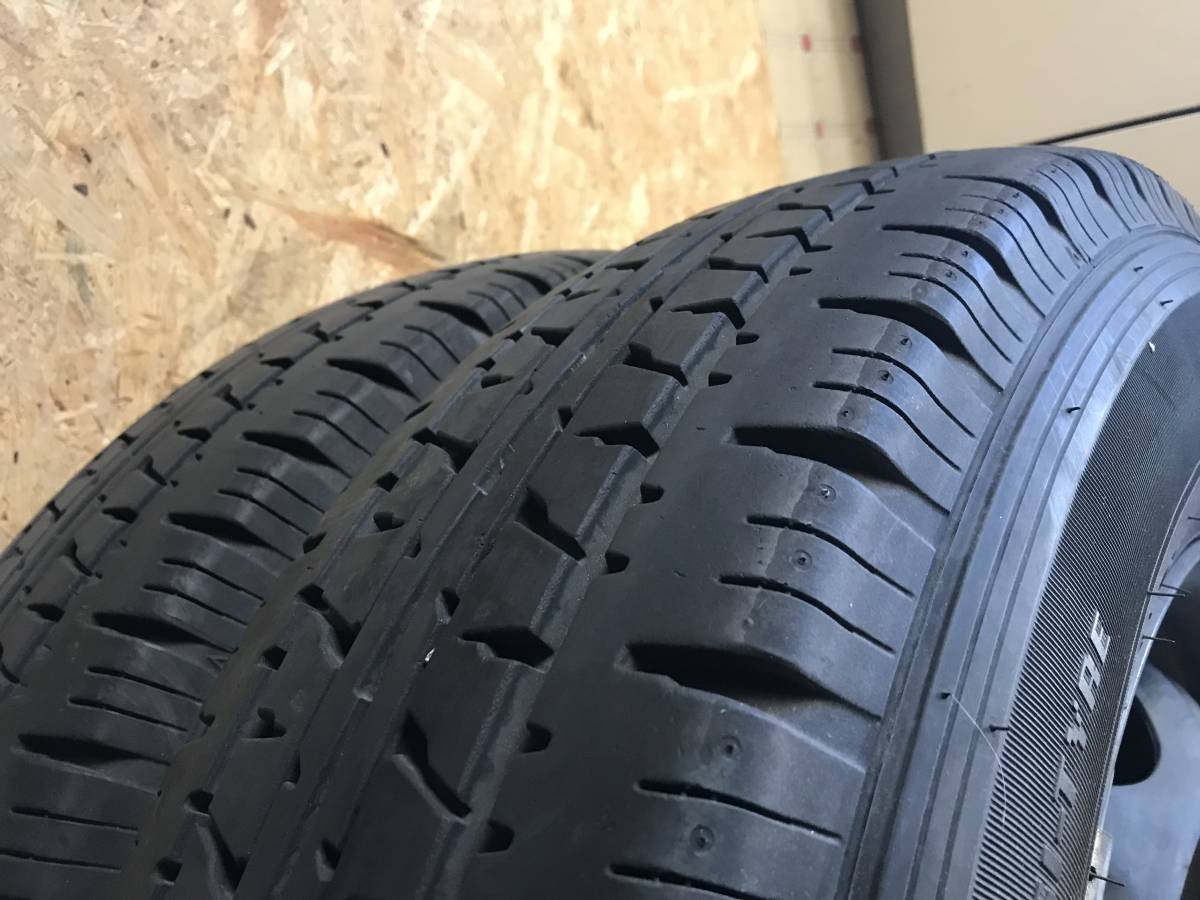 ＜バリ山！＞ニッサン 純正 15インチ 2本セット 195/80R15 107/105L LT 2019年製 ENASAVE VAN01 日産 NV350 キャラバン_画像8