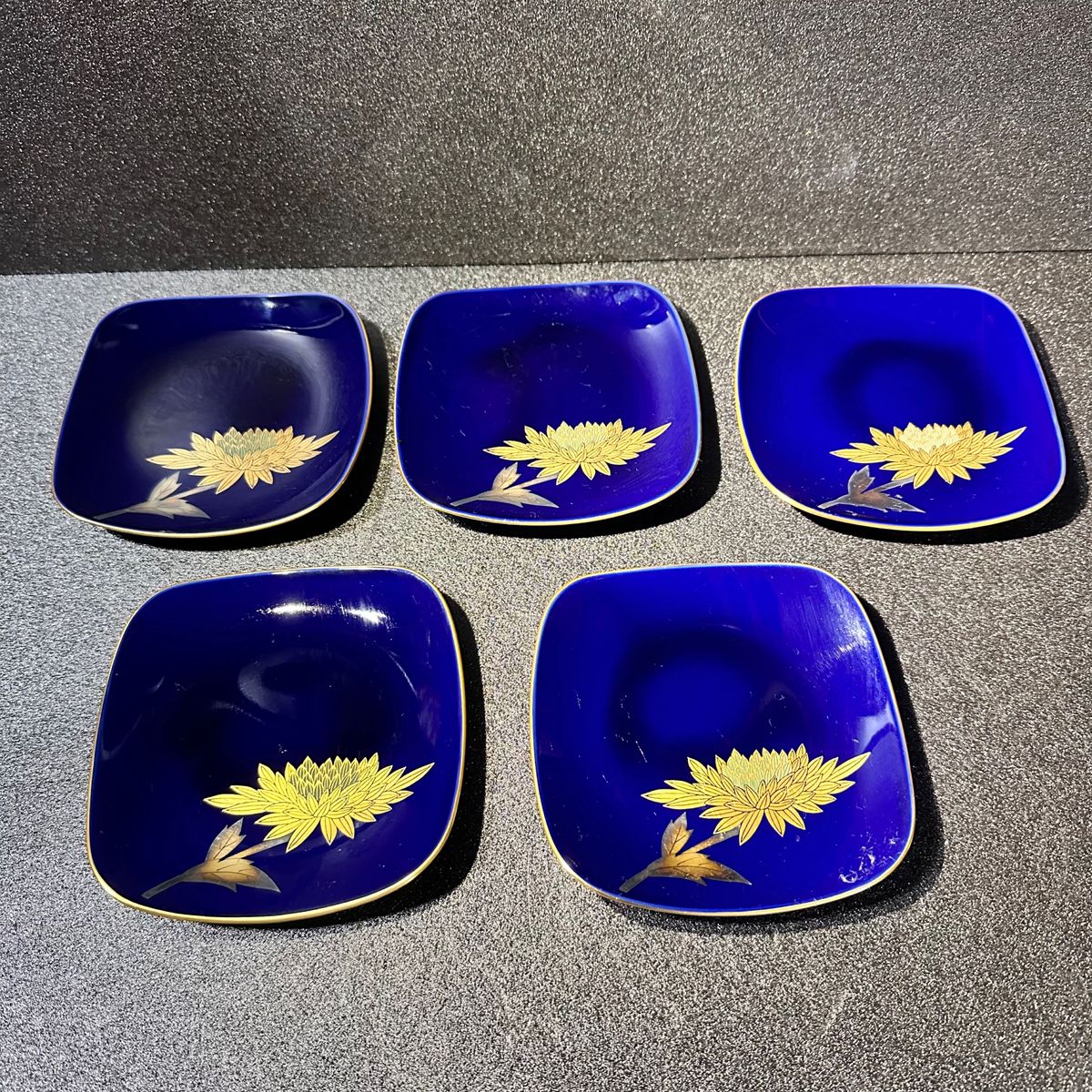 香蘭社　菓子皿　5枚組　美品 銘々皿 和食器 