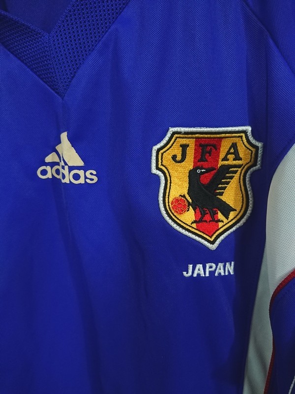 ka_1258 良品 ADIDAS アディダス CLIMALITE 速乾 サッカー 日本代表 99-00年 機能美 ユニフォーム ホーム 大きいサイズ XO_画像3