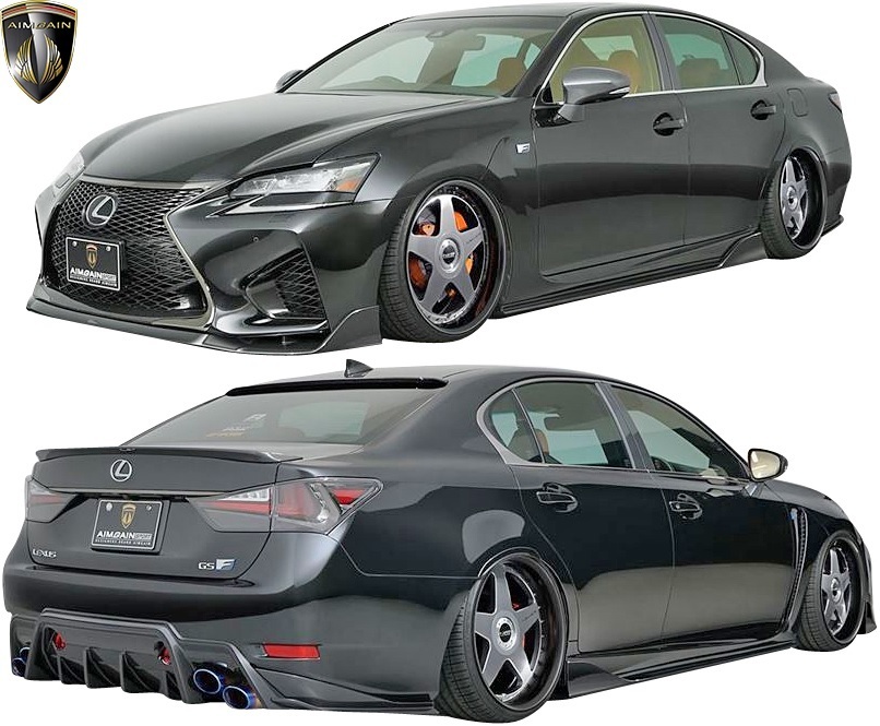 【M's】LEXUS レクサス GS F (2015.11-) AIMGAIN SPORT フロントアンダースポイラー CFRP カーボン エイムゲイン エアロ 10系 URL10_画像3