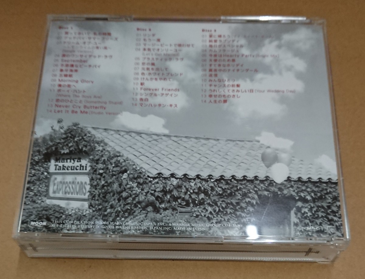 3枚組CD: 竹内まりや / Expressions(エクスプレッションズ)(通常盤) / ワーナーミュージック(WPCL-10615) ベストアルバム_画像2