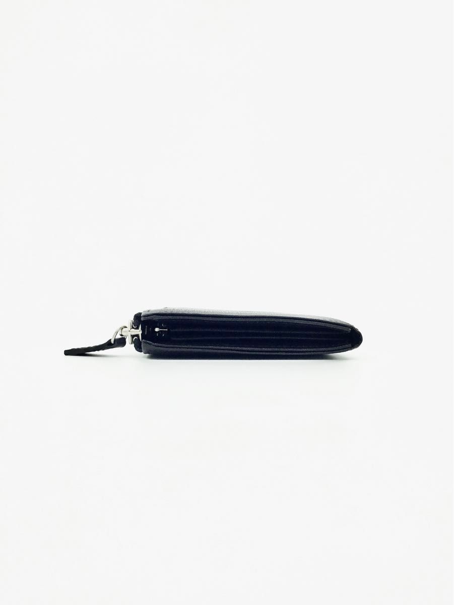 中古美品 ポーター PORTER 長財布 L字ファスナー カレント 黒 中古美品 ポーター PORTER 長財布 L字ファスナー カレント 黒