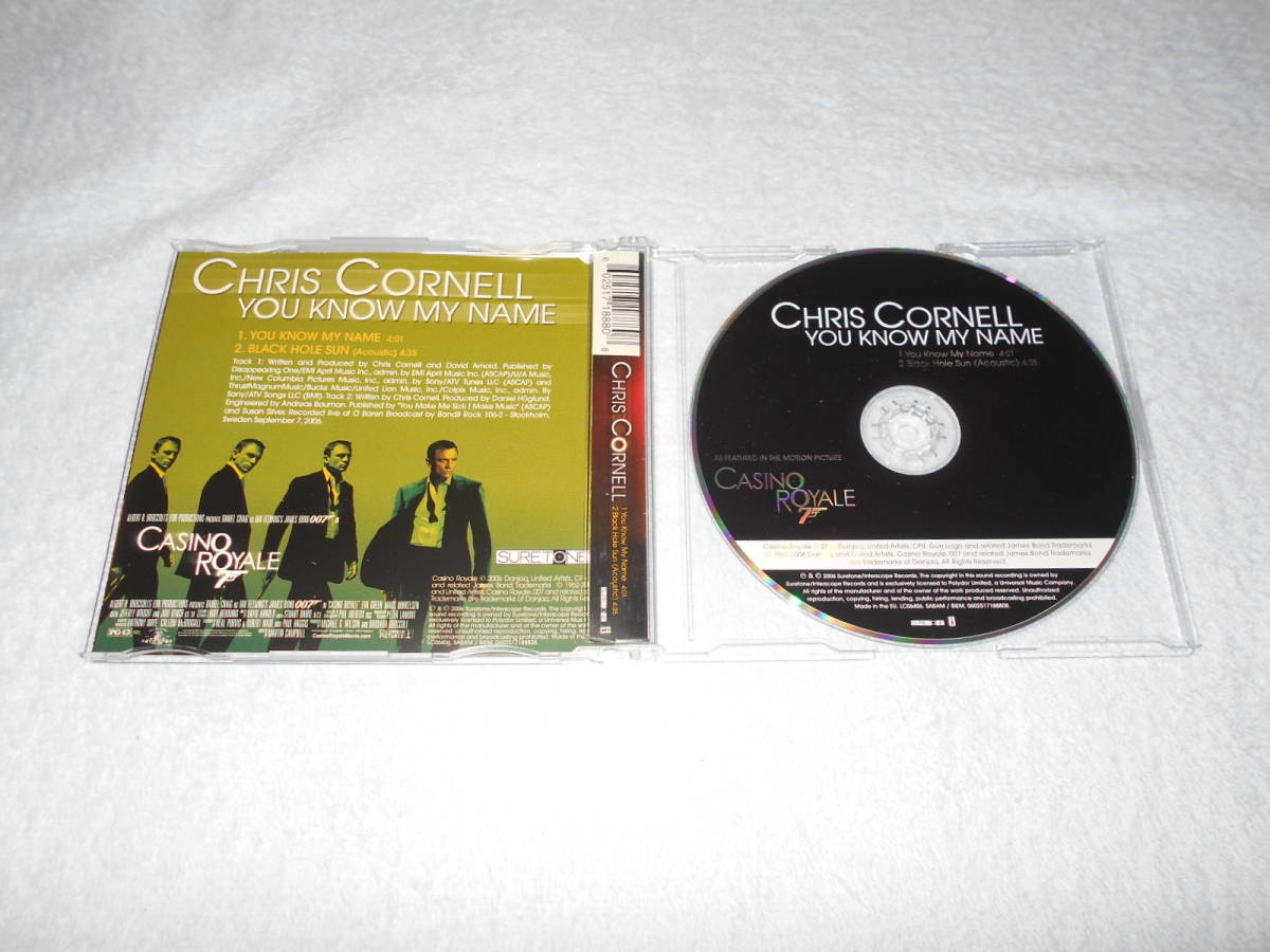 SOUNDGARDEN ー Chris Cornell ／「007 Casino Royale」サントラ未収録／マキシ／ クリス・コーネル_画像2