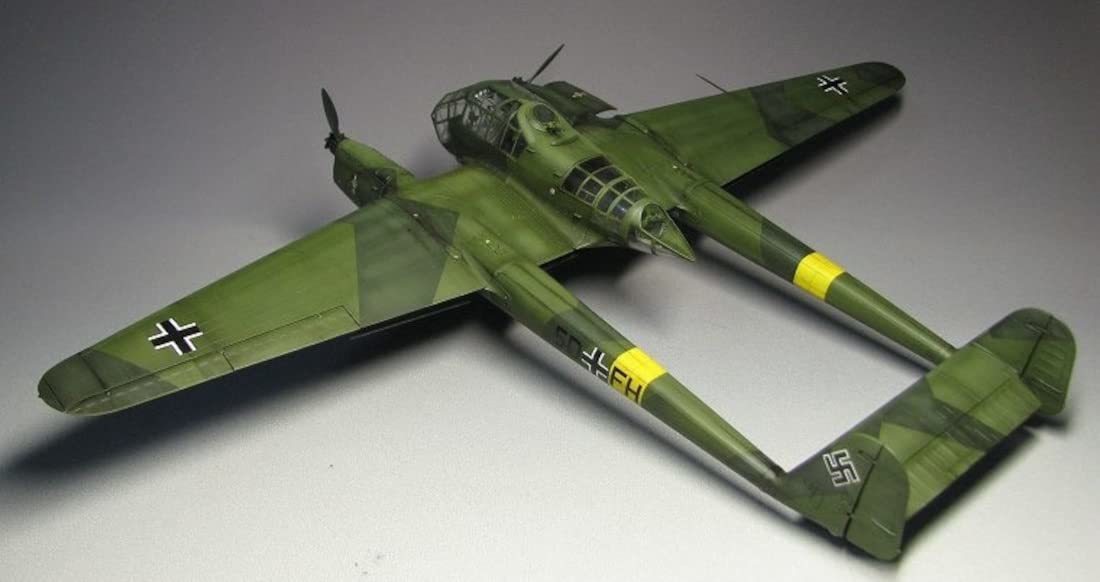 グレートウォールホビー 1/48 第二次世界大戦 ドイツ軍 フォッケウルフ Fw189A-2 偵察機 プラモデル L4803 成型色_画像2