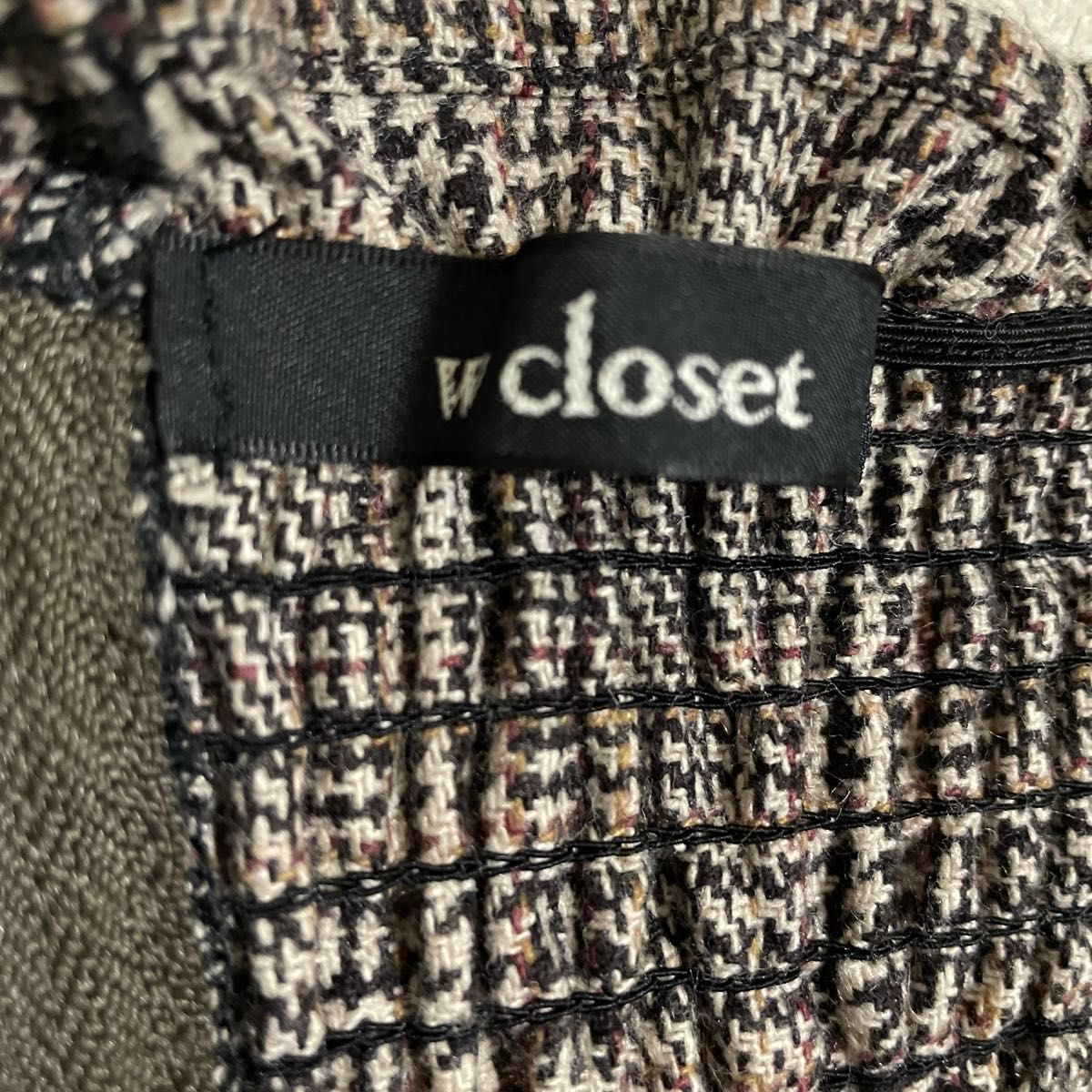 w closet ダブルクローゼット ベアトップ ビスチェ