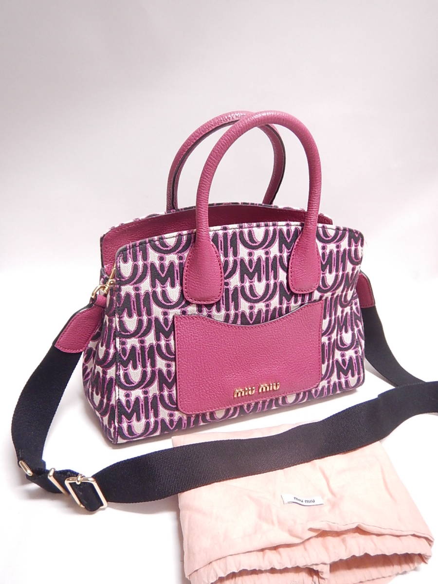  beautiful goods #miumiu MiuMiu 5BA130 2way handbag shoulder bag #