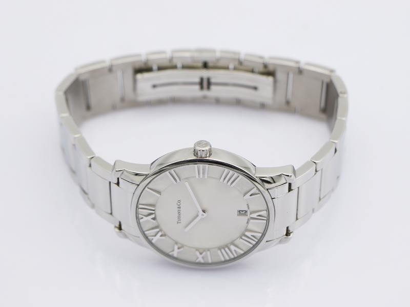 【 ティファニー TIFFANY＆Co 】 腕時計 Z1800.11.10A21A00A アトラスドーム SS クォーツ デイト メンズ 新着 12039-0_画像4