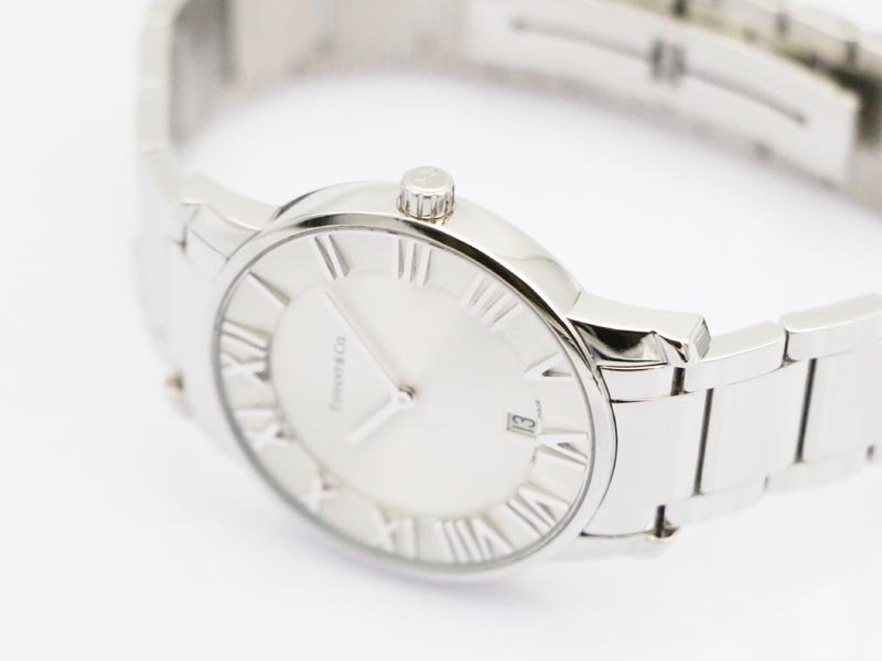 【 ティファニー TIFFANY＆Co 】 腕時計 Z1800.11.10A21A00A アトラスドーム SS クォーツ デイト メンズ 新着 12039-0_画像9