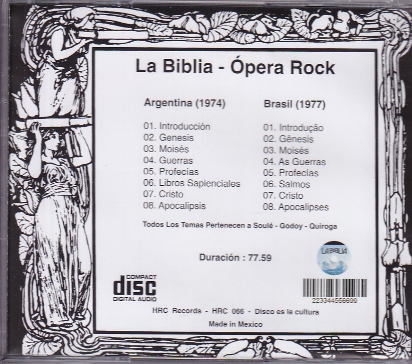【新品CD】 La Biblia / La Biblia - Opera Rock_画像2