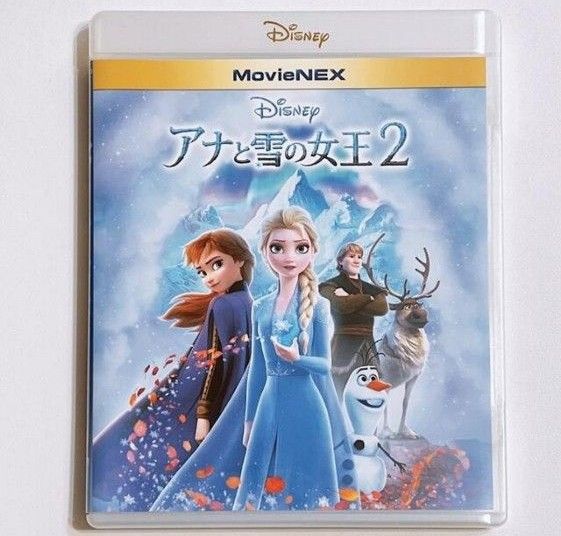 【 Blu-ray 】新品/ ディズニー　 アナと雪の女王1・2　純正ケース・コンプリートケース付　 MovieNEX　国内正規品