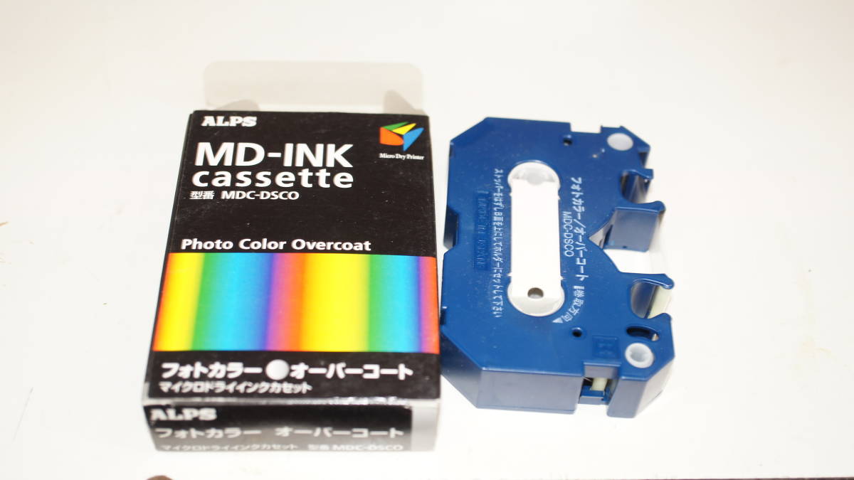 アルプス ALPS インクリボン MD-INK フォトカラー オーバーコート MDC-DSCO_画像1