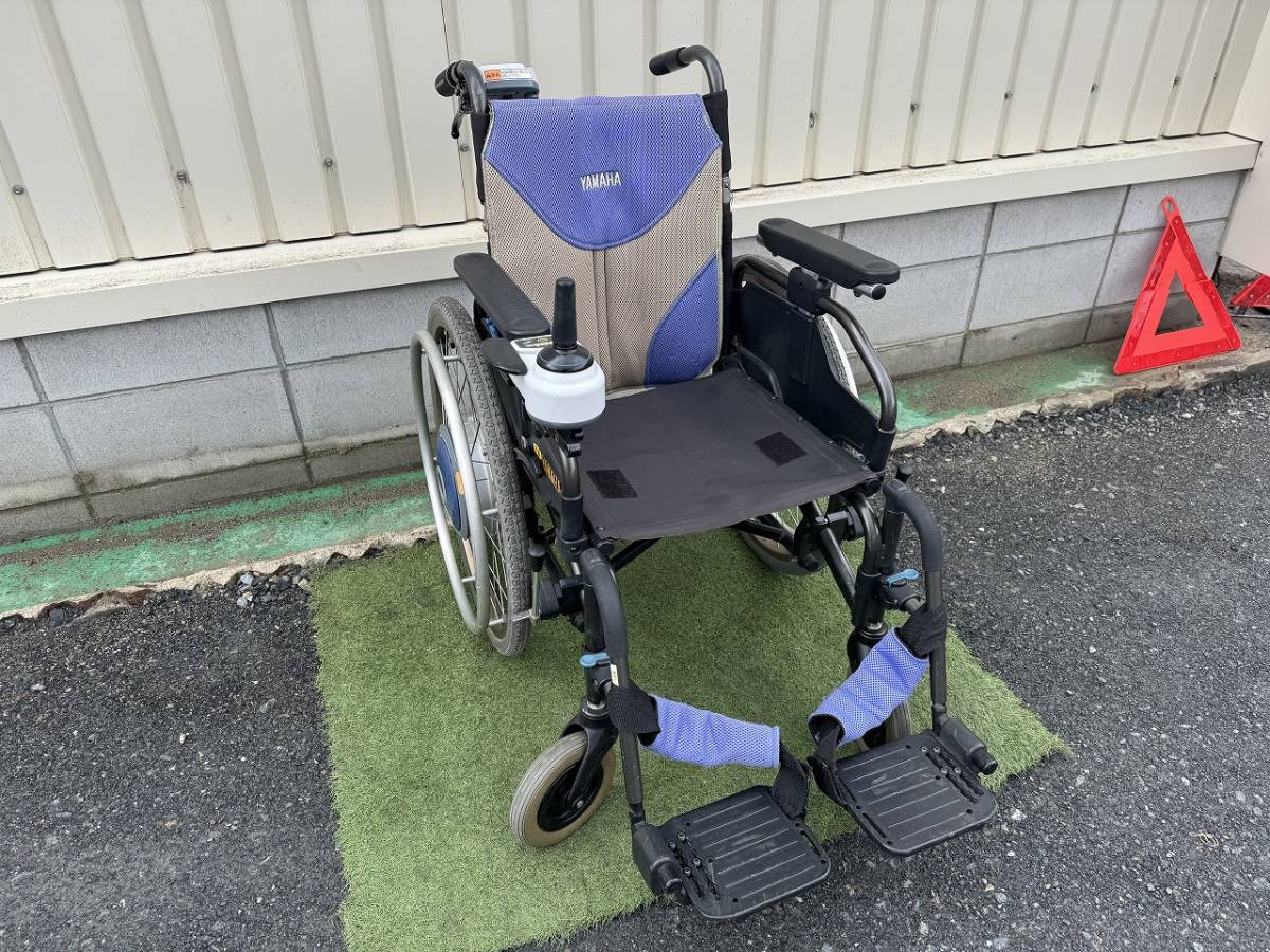 YAMAHA XOC1-P・XOC2-P 電動車椅子 折りたたみ ヤマハ 中古_画像1