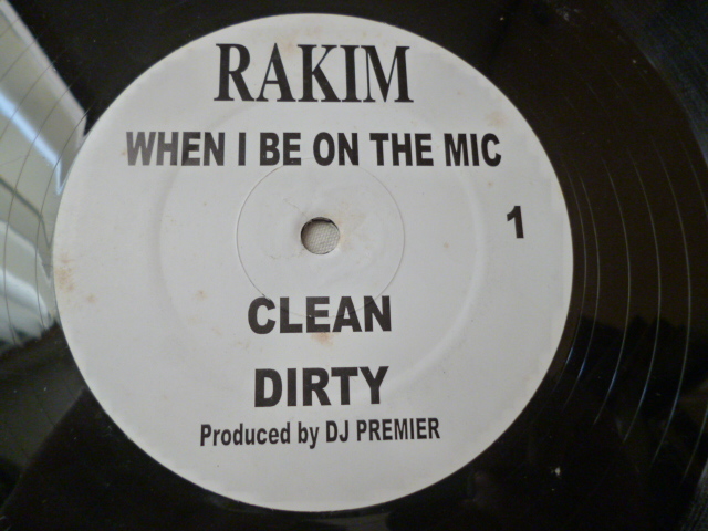 Rakim / When I Be On The Mic 試聴可 12 激渋ドープ DJ Premier Remix 最高名曲の画像1