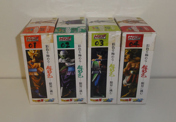 ドラゴンボールZ 超彩色 組立式ハイスペックカラーリングフィギュア 全4種セットの画像3