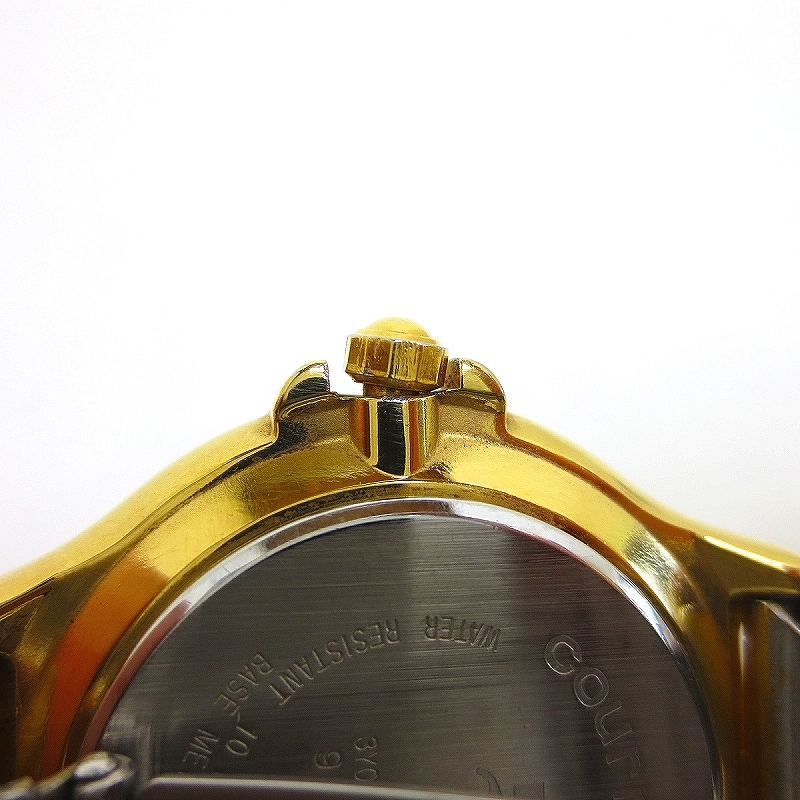 IW-7113R courreges 腕時計 3Y02-0090 電池交換済 動作保証付の画像7
