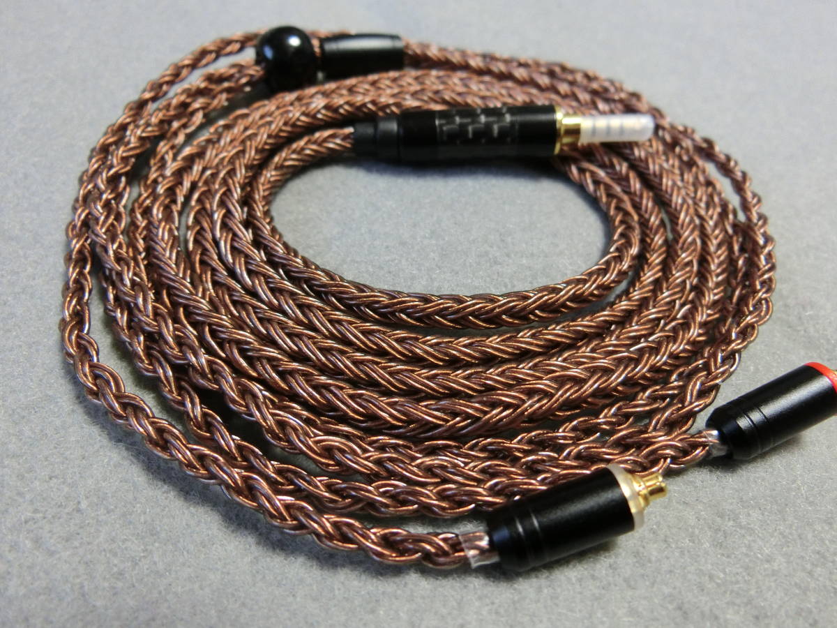 【2.5mm 4極バランス】NICEHCK CT2 16芯 高純度銅　ハイエンド MMCX イヤホンケーブル SHURE SE215 SE535 SE846 _画像2