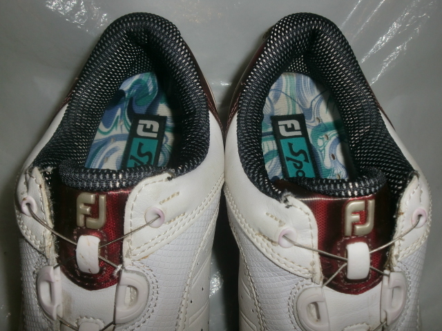 ★Footjoy FG SPORT Boa フットジョイ 53254J FJ スポルト Boa ホワイト/レッド/ベージュ_画像7