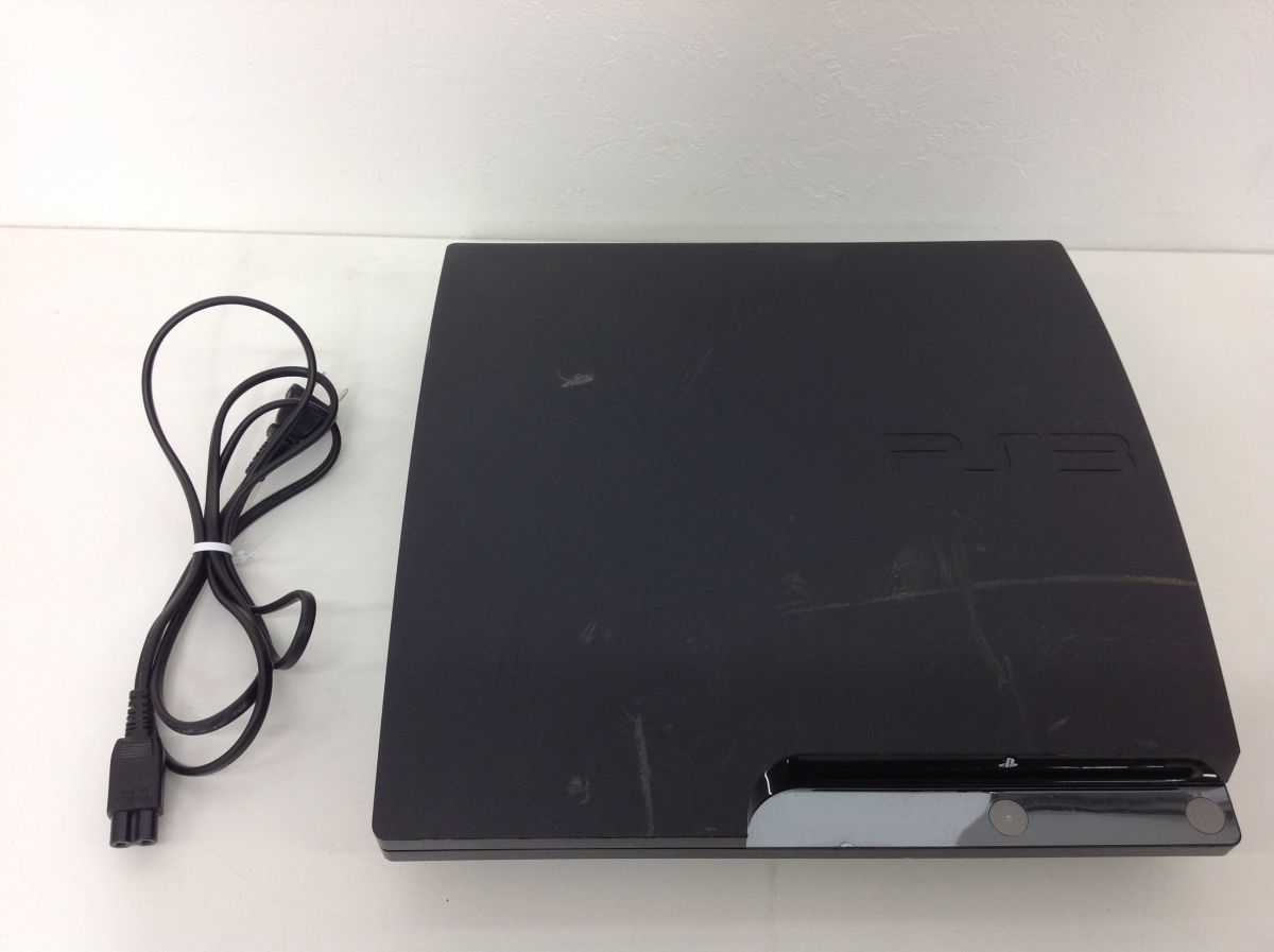 ●営ST497-80　【通電確認済み】 SONY PlayStation3 PS3 プレステ3 本体 CECH-2500A １６０GB チャコール・ブラック ジャンク_画像1