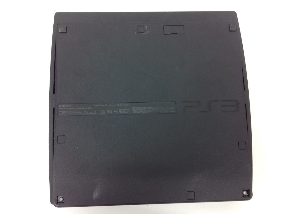 ●営ST497-80　【通電確認済み】 SONY PlayStation3 PS3 プレステ3 本体 CECH-2500A １６０GB チャコール・ブラック ジャンク_画像9