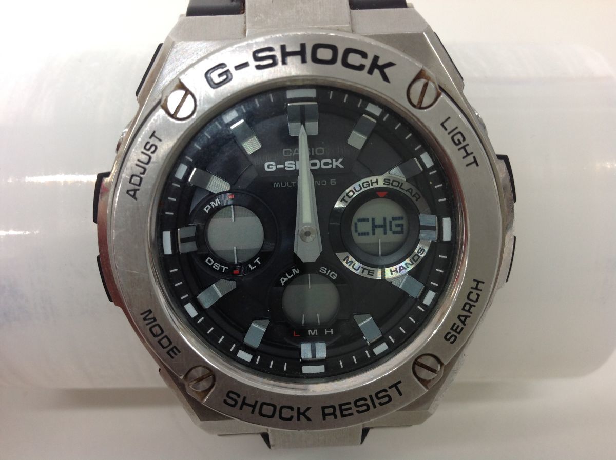 ●営KW530-60　G-SHOCK G-ショック G-STEEL Gスチール MULTI BAND 6 タフソーラー 腕時計 ウォッチ GST-W110-1AJF_画像1