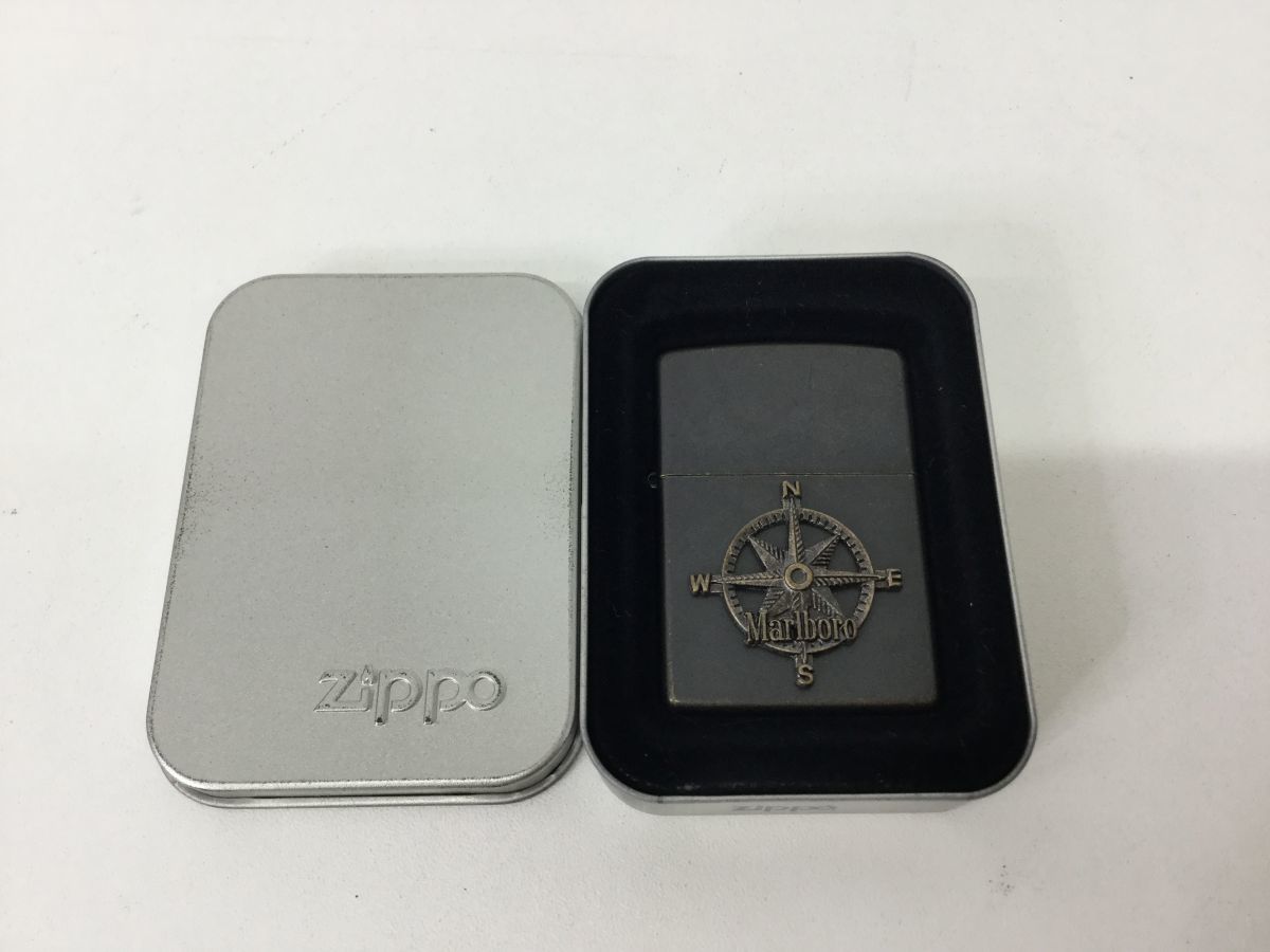 ●営SR676-60-M　ZIPPO ジッポー Marlboro ADVENTURE TEAM マルボロ コンパス 1997年製_画像1