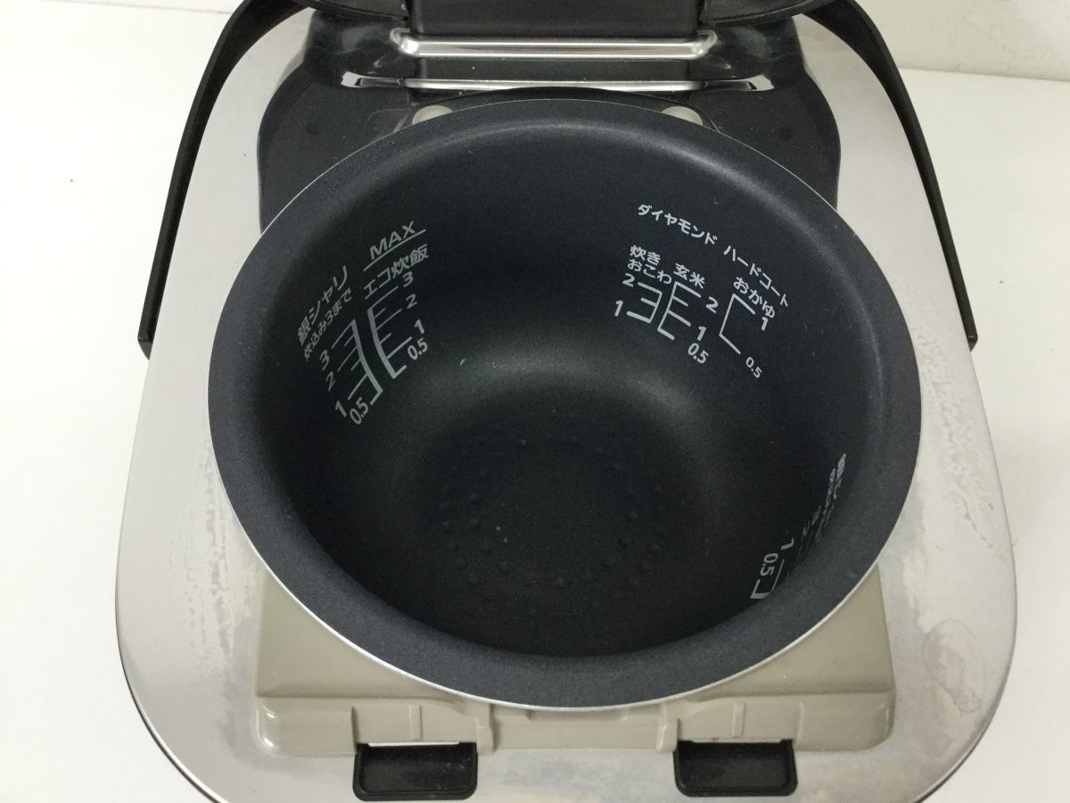 ●営SA212-80　Panasonic パナソニック　可変圧力IHジャー炊飯器　Wおどり炊き　SR-JW058　2020年製_画像9