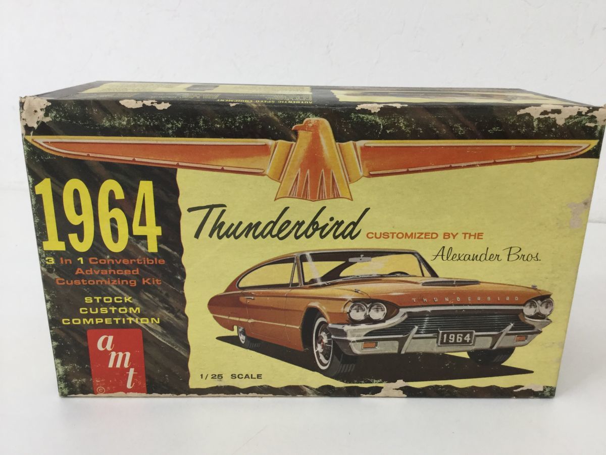 ●代TR025-60【未組立品】1964 Thunderbird サンダーバード 当時物 AMT MPC monogram revell ERTL プラモデル_画像1