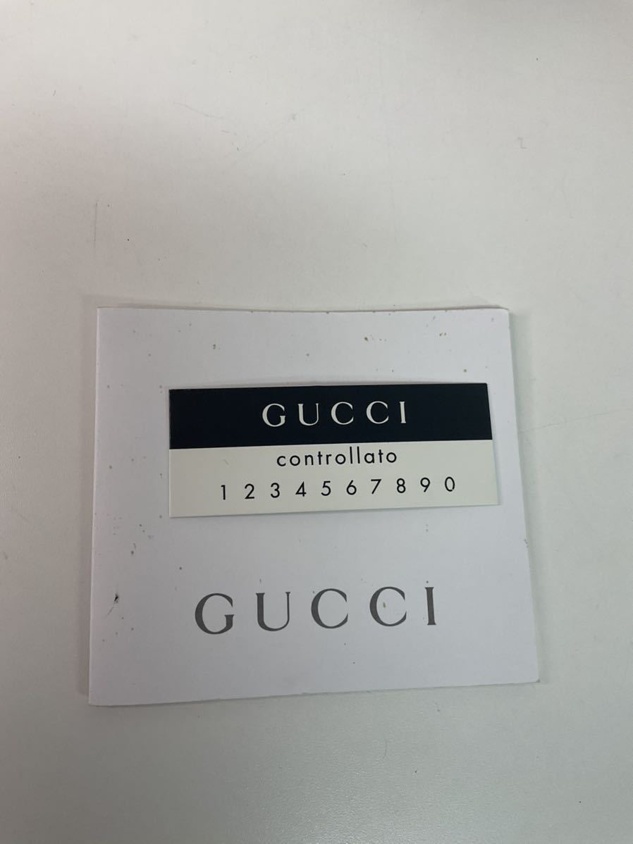 営SR771-80◆ GUCCI／グッチ 001・4403・3444 巾着 タッセル ブラック レザー 肩掛け ショルダーバッグ _画像8