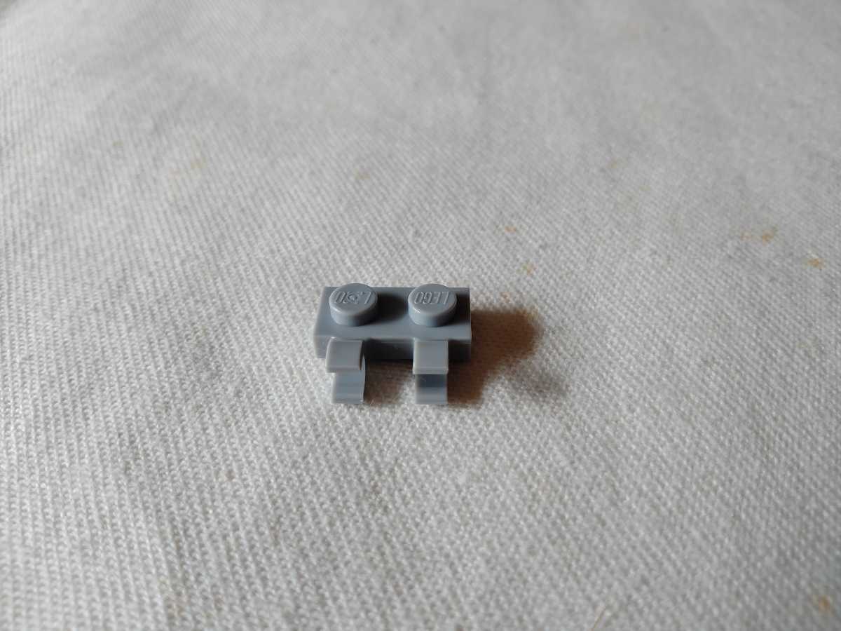 ★レゴ LEGO 1X2 　プレート　 水平クリップ　グレー　パーツ　10個_画像2