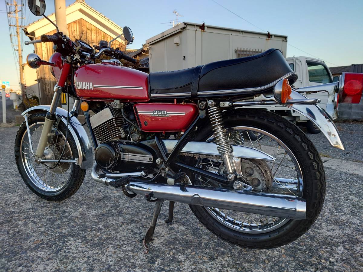 すぐ乗れます! ヤマハ RD350 1975年 351 250cc登録 旧車絶版車 逆輸入車 空冷 2ST RZ250 RZ350 RD250 RD400 RZR RX250 DX YAMAHA_画像6