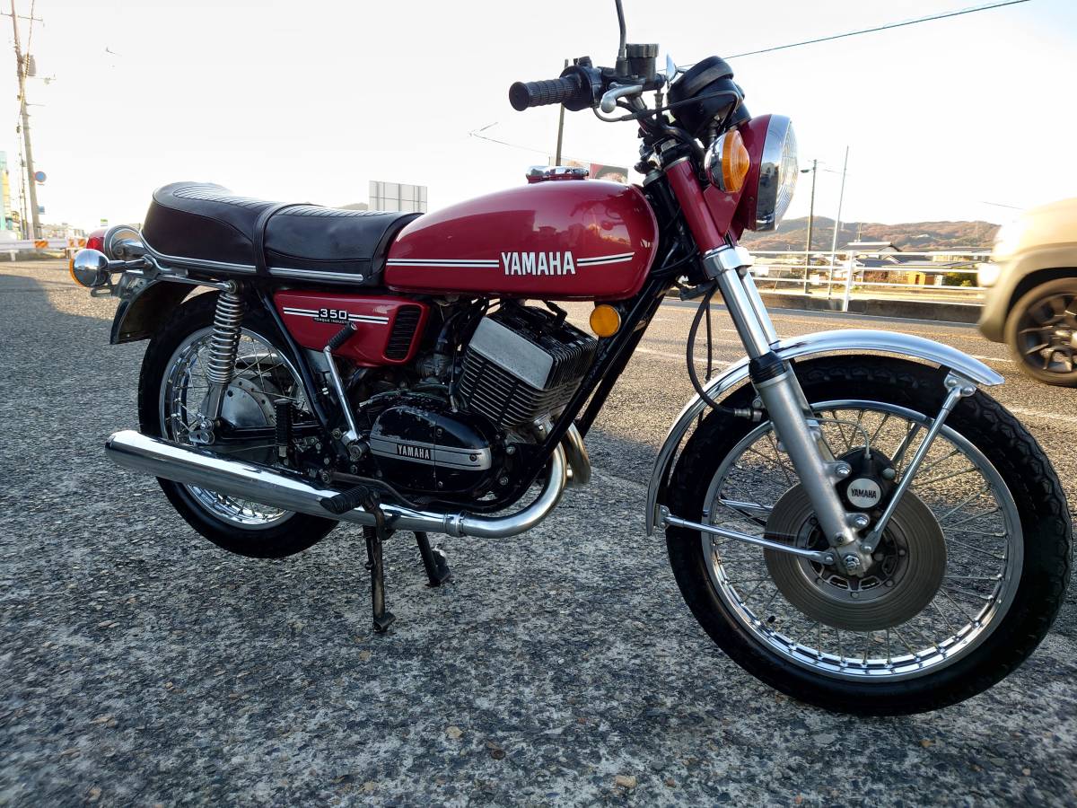 すぐ乗れます! ヤマハ RD350 1975年 351 250cc登録 旧車絶版車 逆輸入車 空冷 2ST RZ250 RZ350 RD250 RD400 RZR RX250 DX YAMAHA_画像5