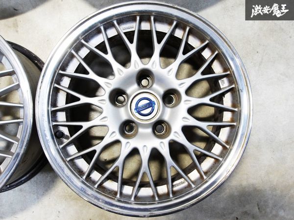 ●日産 純正OP オプション BBS GC22 16インチ 7J +40 PCD114.3 5H 5穴 FORGED 鍛造 ホイール 4本 セドリック グロリア ステージア_画像5