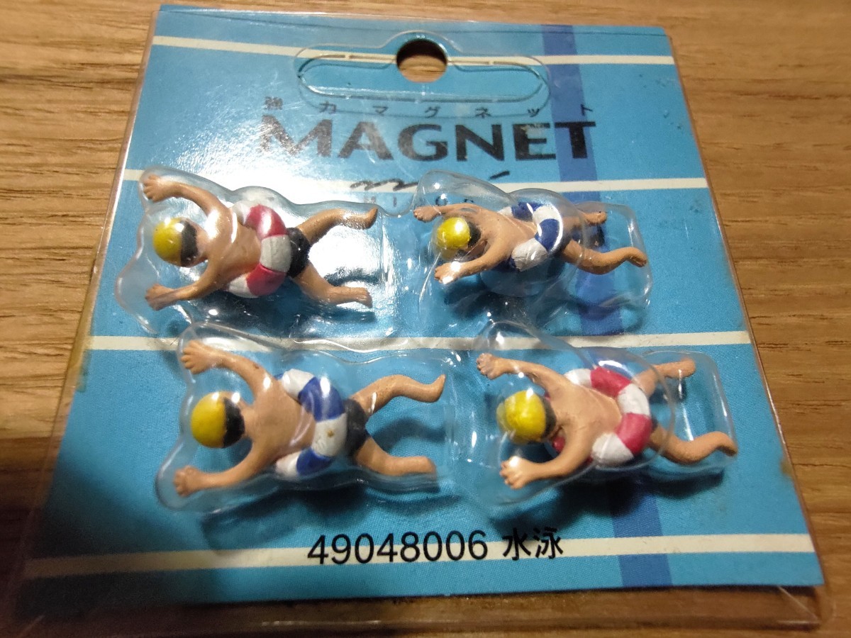 【未開封】MAGNET 強力マグネット 登山家 水泳 ミニチュアフィギュア マイクロ 精密 ジオラマ ミニ_画像3