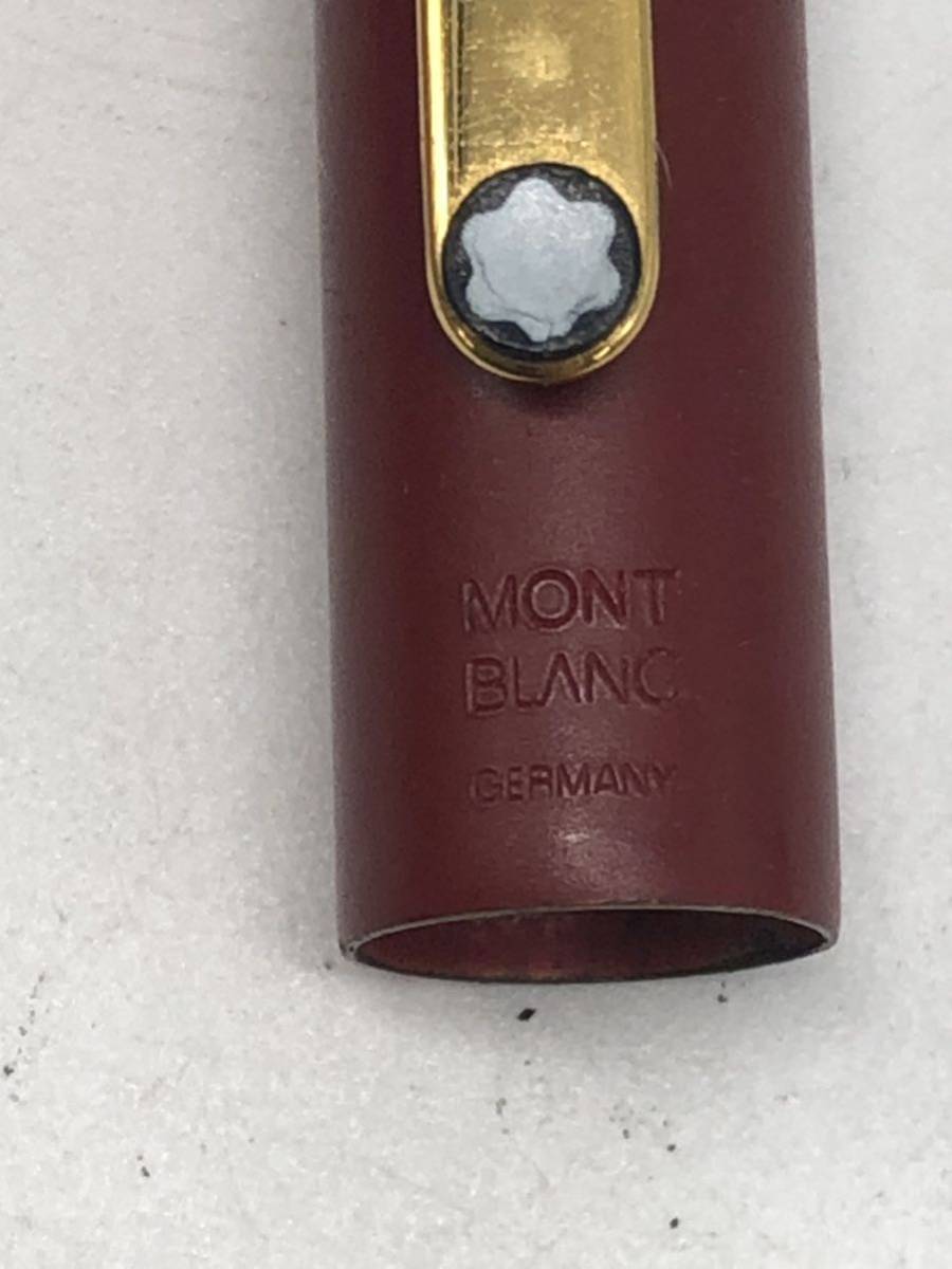 川　07271201 万年筆 モンブラン MONTBLANC ワインレッド　現状品_画像3