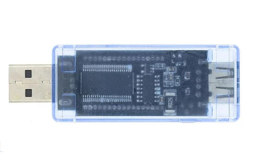 USBT704 便利です_ USB 電圧 電流 チェッカー USB 電圧 電流 監視 モジュール_裏面です。