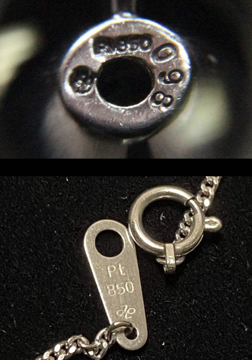 ◆磨き仕上済◆銀座ジュエリーマキ 一粒 大粒 ダイヤ 0.98ct カメリア 天然ダイヤモンド Pt850 プラチナ 高級ネックレス◆(検)1ct カラット_画像8