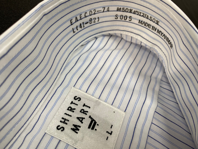 【長3005】EAEC02-74-S005■L(41-82) ■SHIRTS MART 長袖シャツ_画像3