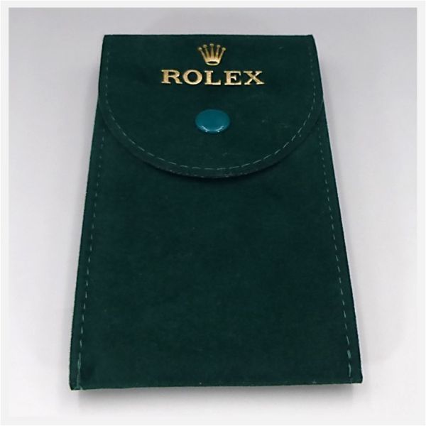 ロレックス 腕時計携帯用ポーチ ケース 袋 ノベルティ 希少品！★ ROLEX ストラップ ケース箱冊子タグ 腕時計スタンド ディスプレイ1614-k1_画像6