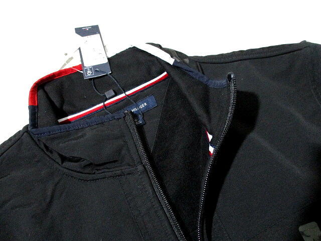 新品▼ 秋冬　トミーヒルフィガー　裏起毛　未使用！　ジップジャケット　ブルゾン　黒　ブラック　Lサイズ　TOMMY HILFIGER　トリコ_画像8