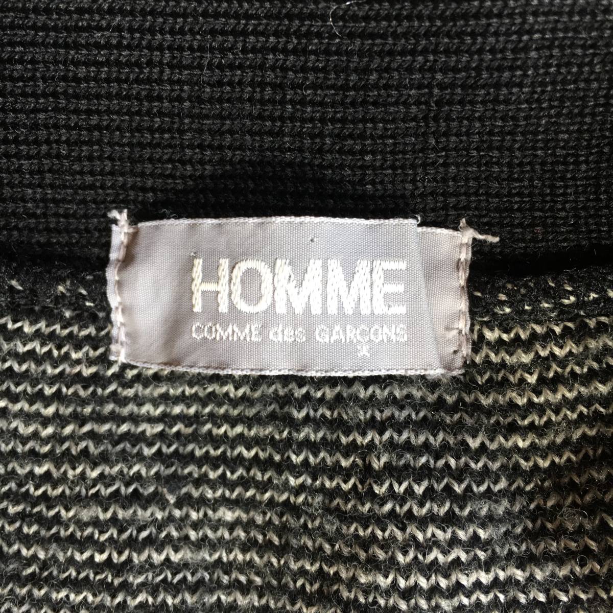 ビンテージ　★　初期の　コムデギャルソン・オム　★　COMME des GARCONS HOMME　★　ニットベスト　★　川久保玲　デザイン♪_画像2