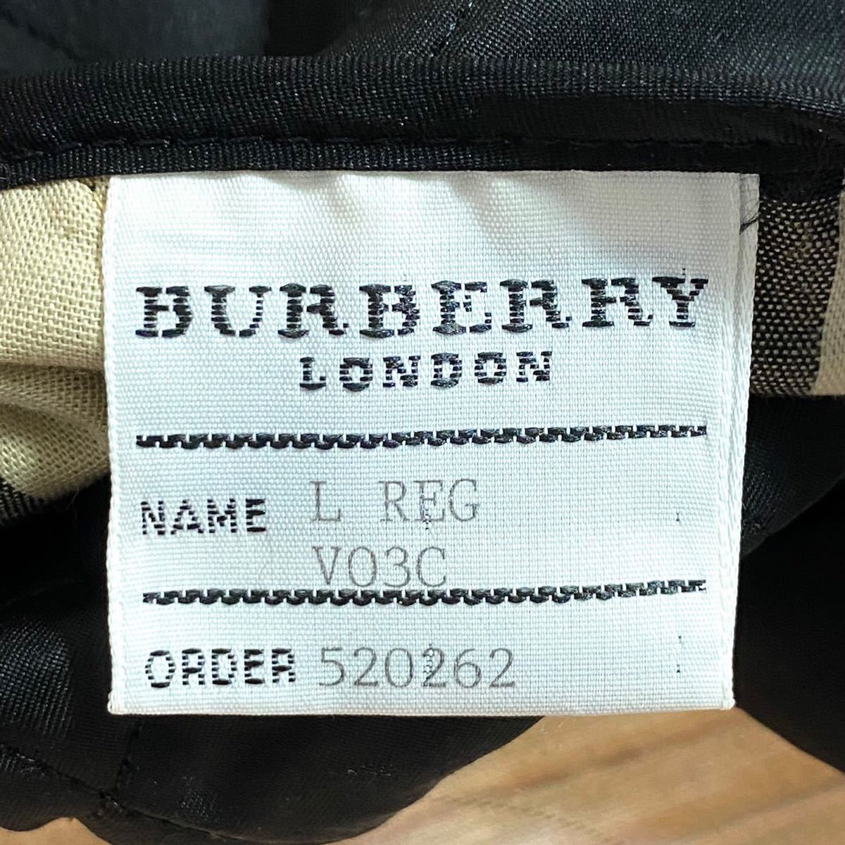 【美品】　英国製　バーバリーロンドン　Burberry　ノバチェック　レディース　アウター　キルティングジャケット　コート　ブラック_画像10