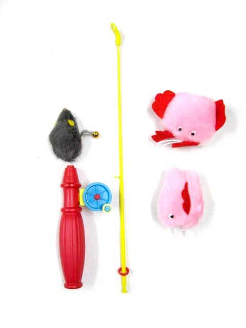petio кошка. игрушка .. хорошо .. палка + кошка рыболовный ..... искусственная приманка комплект [ нестандартная пересылка 300 иен соответствует ]