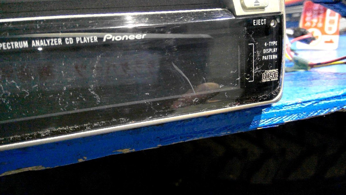 (S)　Carrozzeria カロッツェリア pioneer CDS-P5000 KEH-P303 CD カセットテープ オーディオ 当時物 イコライザー スペアナ 動作確認済_画像6