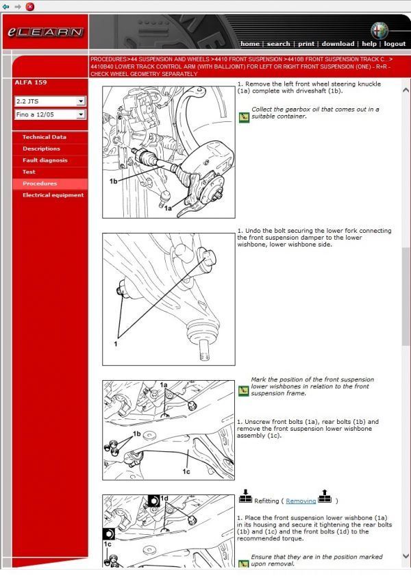 アルファロメオ Alfa 159 整備マニュアル Workshop Manual 電子版_画像5