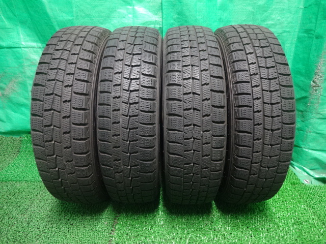 155/65R14●ダンロップ ウィンターマックス DUNLOP WINTER MAXX WM01 中古冬タイヤ4本●ヤ2_画像1