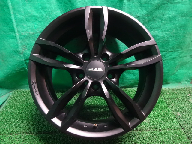 マック ルフト 阿部商会 MAK LUFT BMWなどに●17×7.5J +37 5H PCD120 中古ホイール4本●ヤ9の画像2