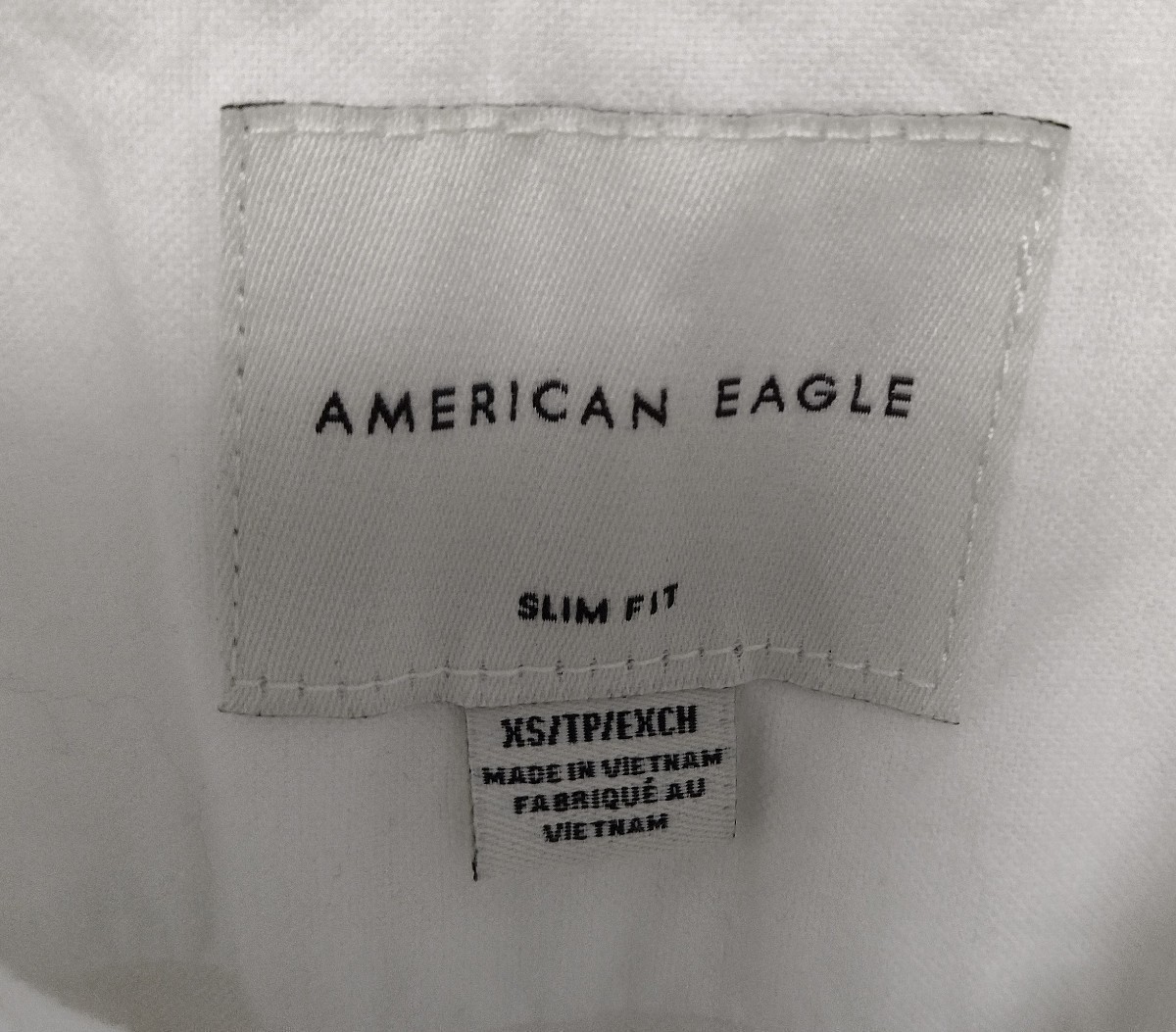 【新品タグ付】American Eagle ボタンシャツ Sサイズ相当　長袖シャツ アメリカンイーグル_画像5