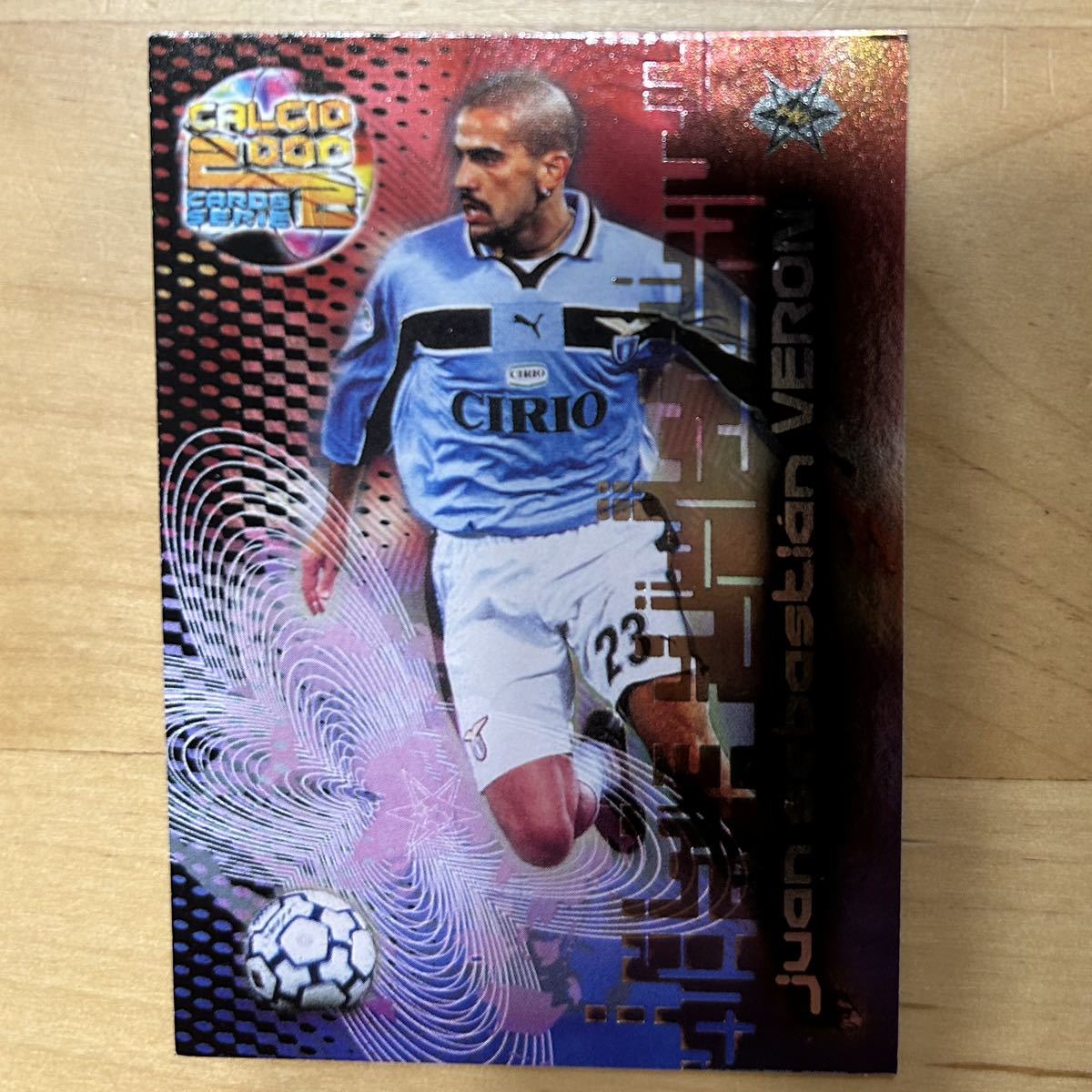 【同梱可能】即決！PANINI パニーニ カルチョ2000 セリエA LAZIO ラツィオ ファン・セバスチャン・ベロン 美中古品 アルゼンチン代表_画像1